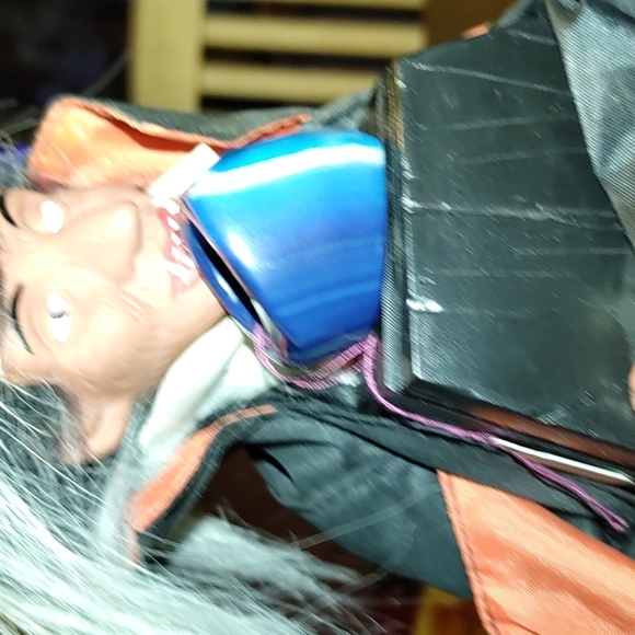 New Blue Botswana Agate solid gemstone ring size 8.5 - Picture 3 of 8